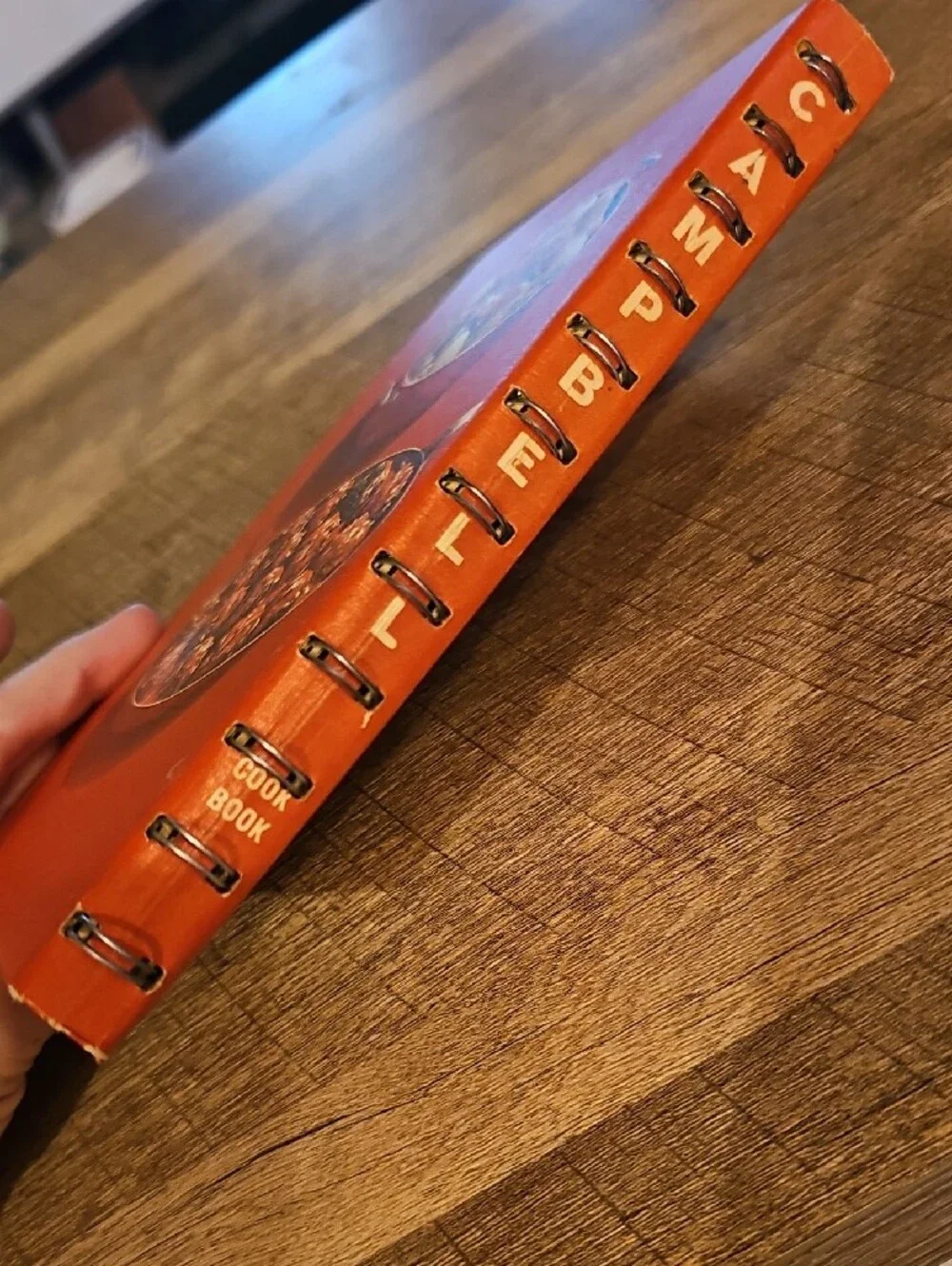 VTG Campbell’s Cooking With Soup Cookbook Red Ring Binder Spiral Bound Retro